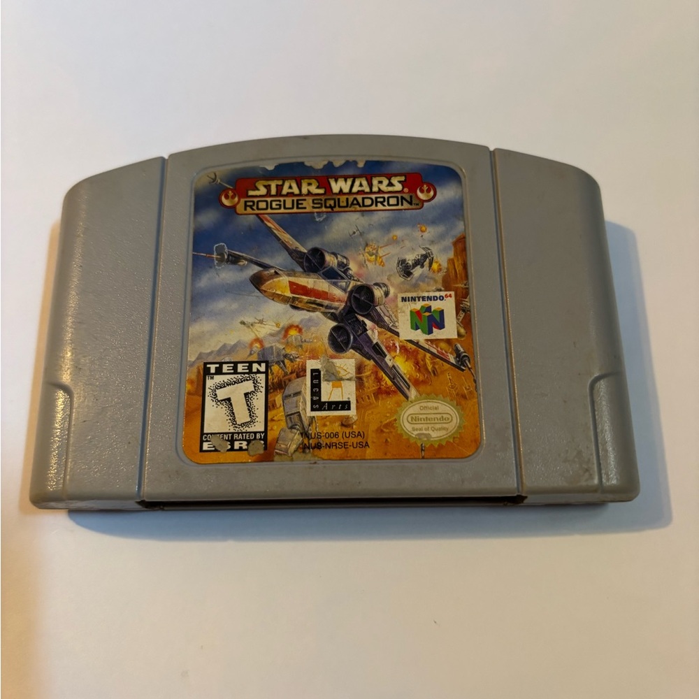 Nintendo 64 Star Wars: Rogue Squadron Game Cartridge Tested And Working